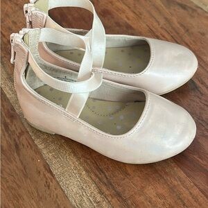 Elegant Cream Kids Ballet Flats